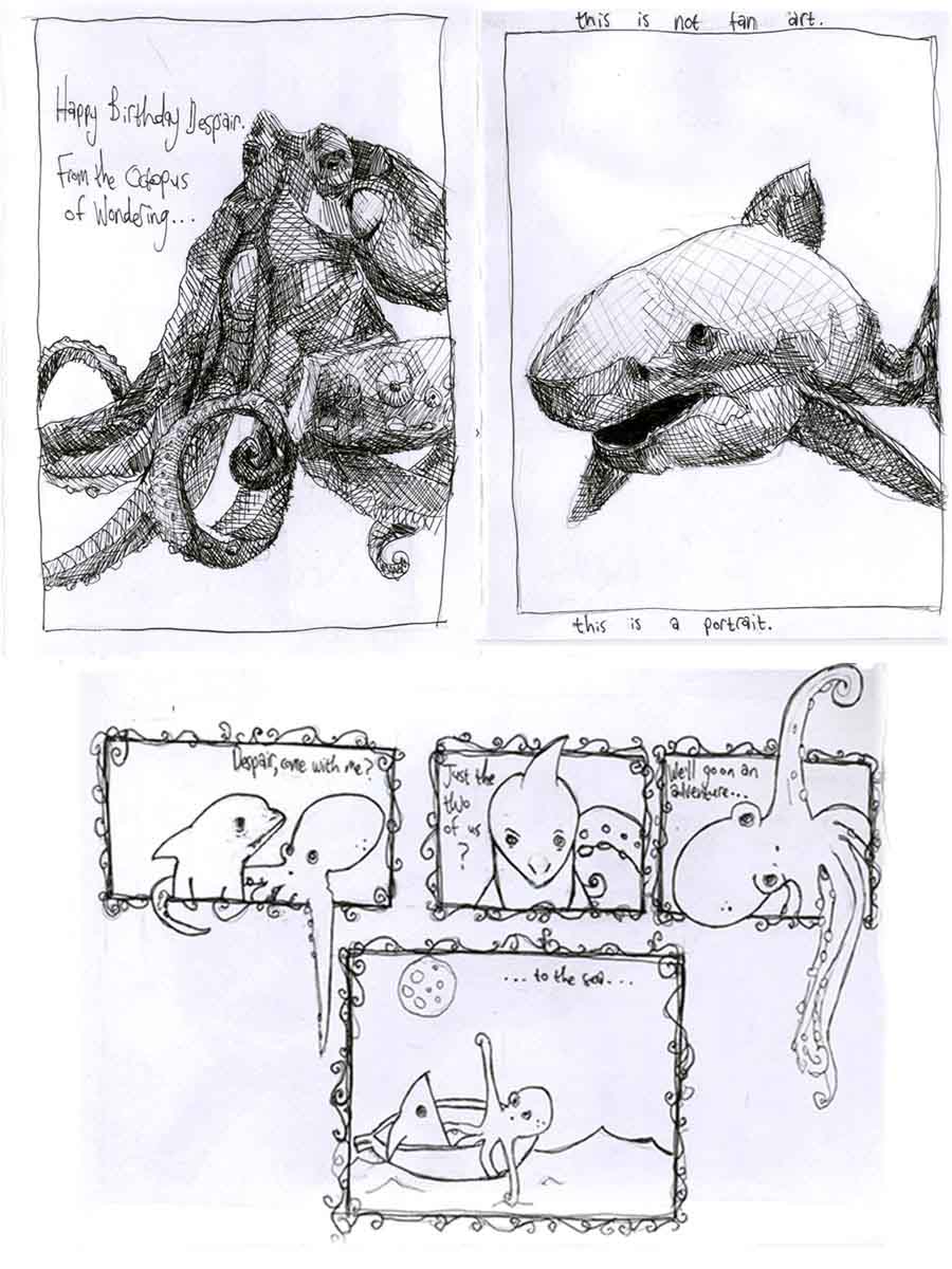 ROXYfanart Roxy sent this to Ancient Shark Of Despair. It is very cool.
